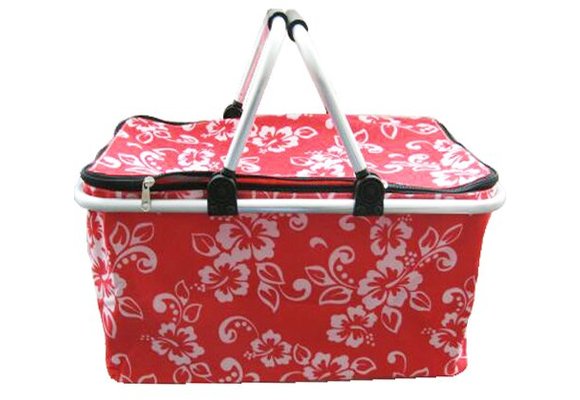 Opvouwbare Boodschappenmand  -  rood