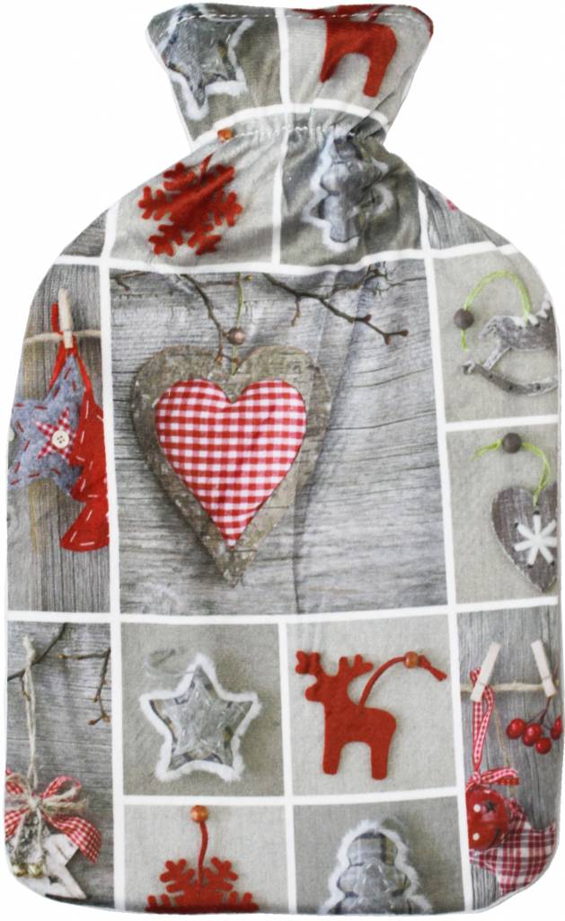 Warmwaterkruik  Love winter   2 liter