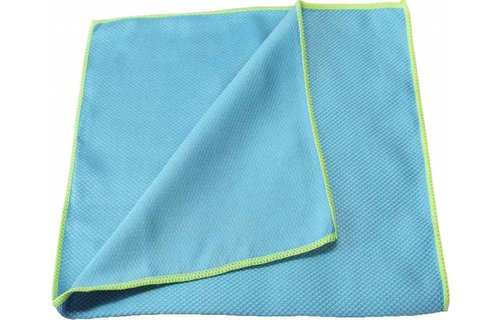 Honingraat  Microvezeldoek 60 x 40 cm.  ( blauw)