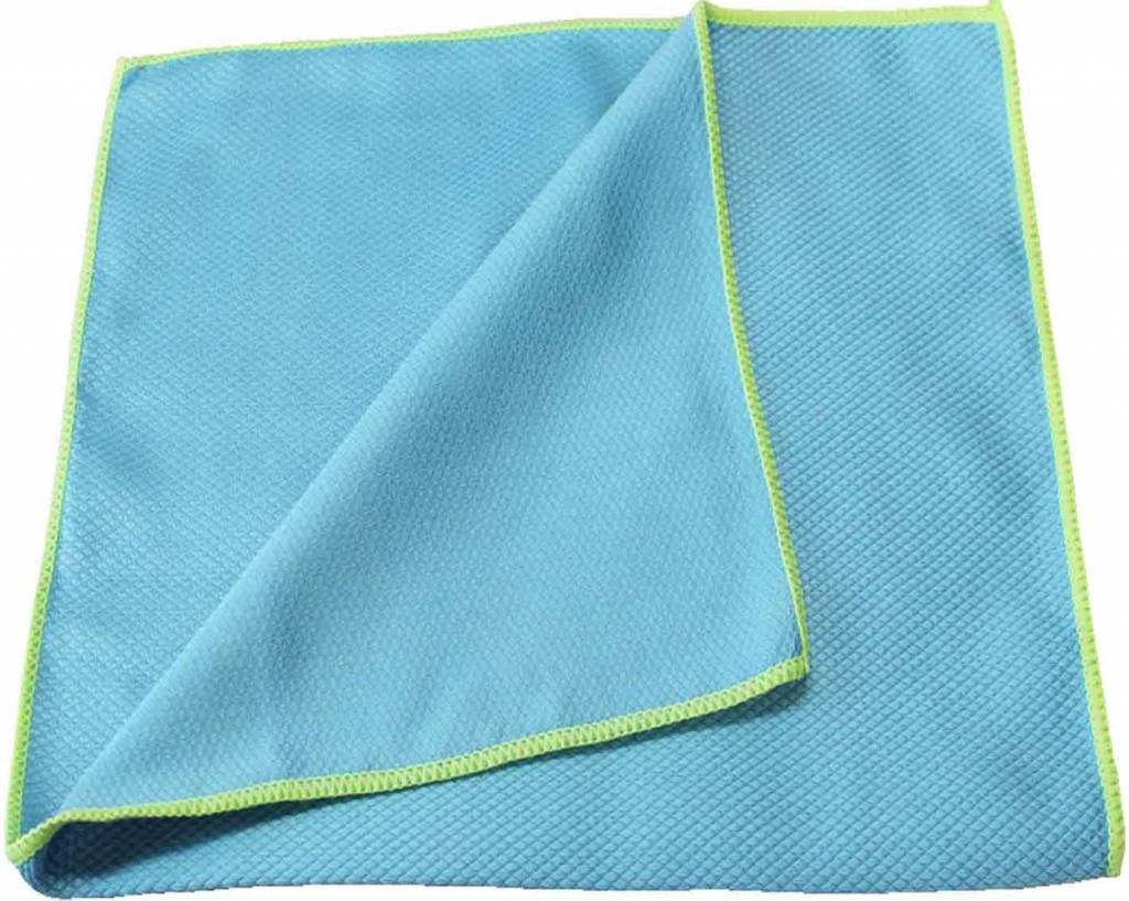 Honingraat  Microvezeldoek 60 x 40 cm.  ( blauw)