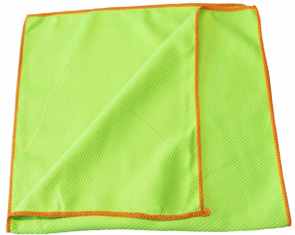 Honingraat Microvezeldoek 60 x 40 cm. ( groen ) Honingraat Microvezeldoek 60 x 40 cm. ( groen )