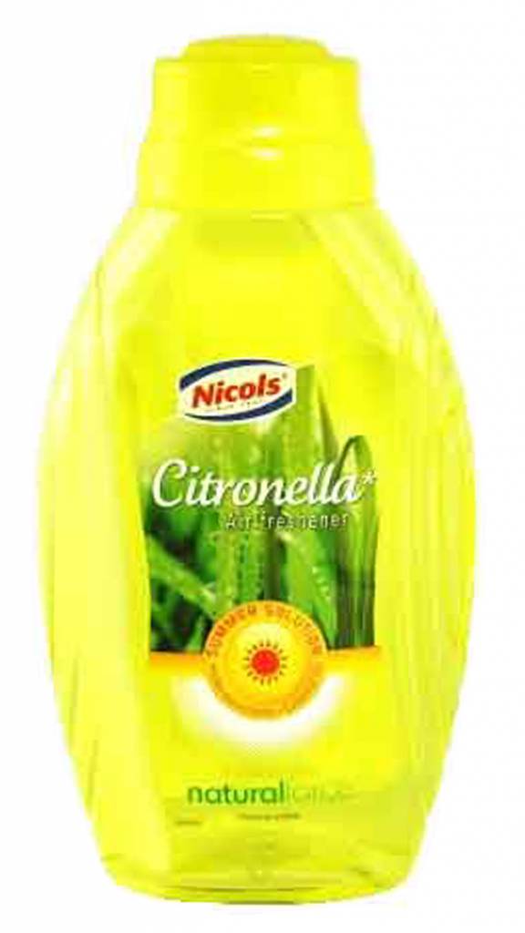 Luchtverfrisser met  wiek  "Citronella"  375ml.