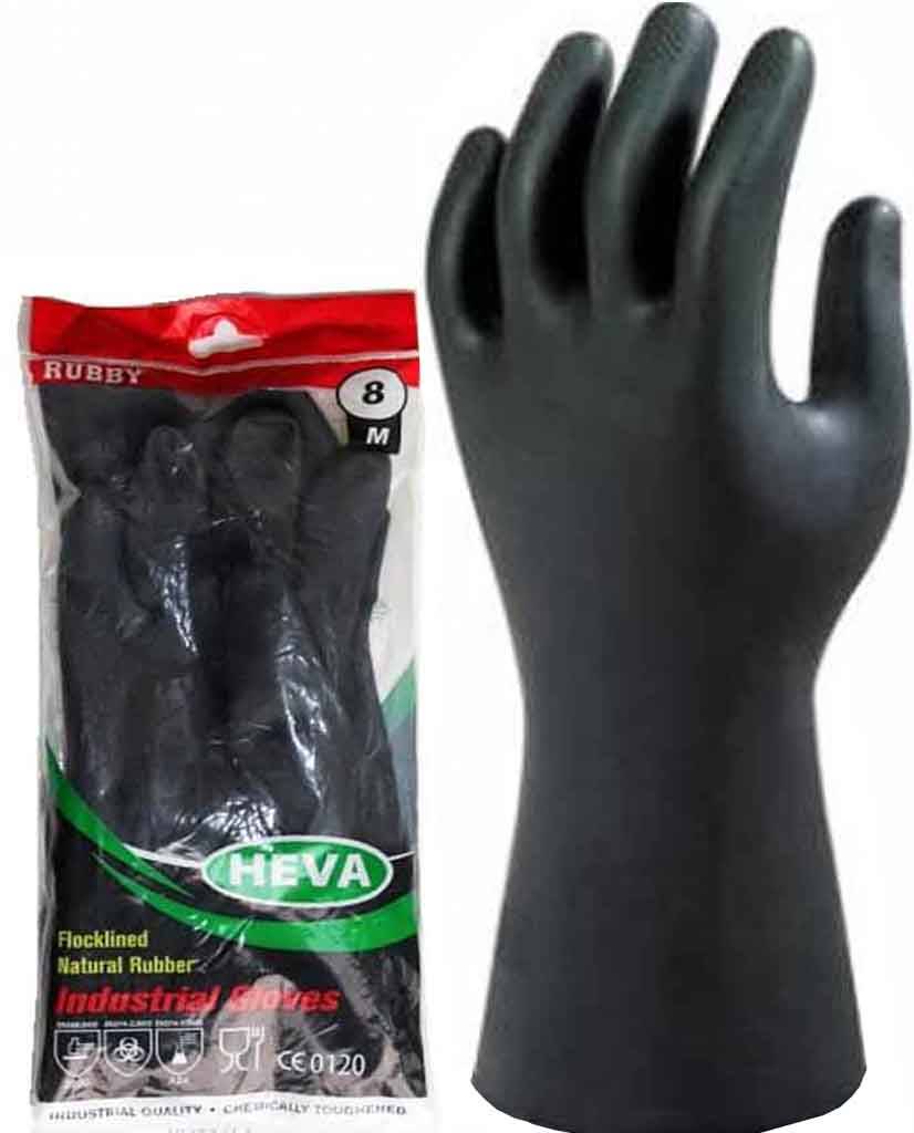 Rubber  werkhandschoenen  -  Industrieel zwart