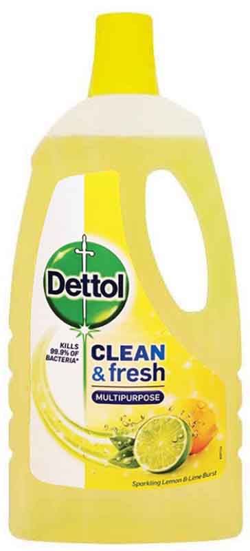 Dettol  Allesreiniger -  Clean & Fresh -  Lemon &  Lime  1 liter