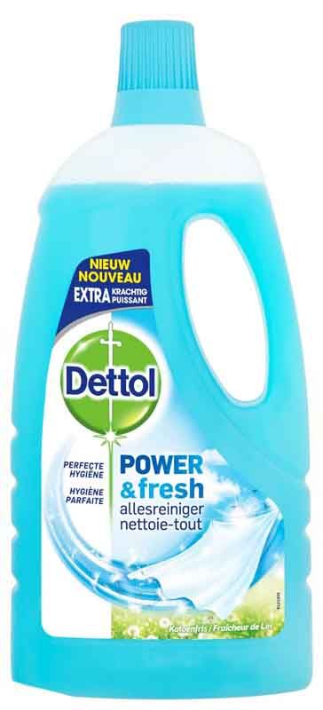 Dettol  Allesreiniger -  Power & Fresh  -  crisp linen aqua sky  1 liter