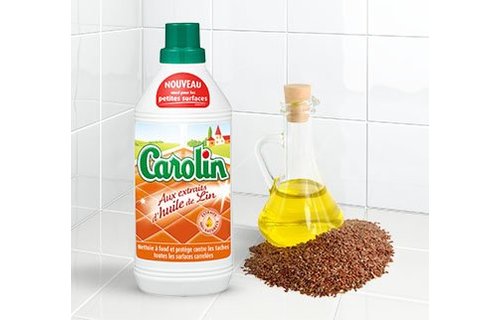 Vloer- en Tegelreiniger   "Extra lijnolie"  1 L.