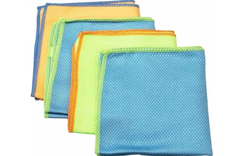 Honingraat  Microvezeldoek 40 x 30 cm.  (4 stuks)