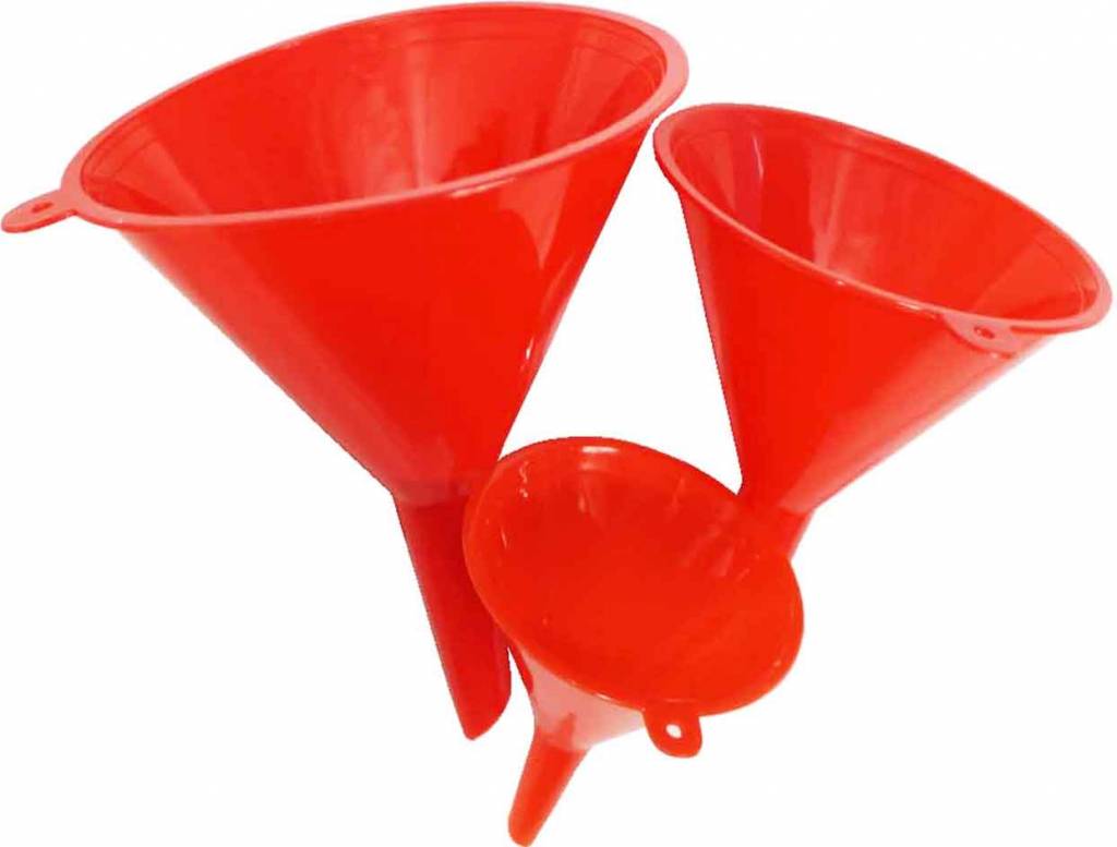 Trechters pvc - set 3 stuks Trechters pvc - set 3 stuks