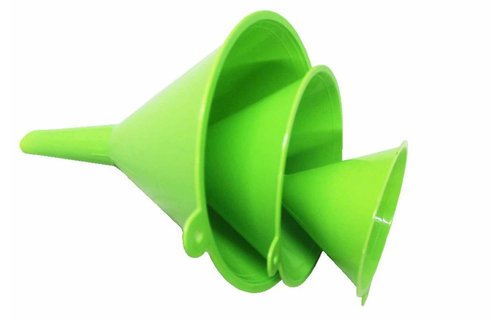 Trechters pvc - set 3 stuks Trechters pvc - set 3 stuks