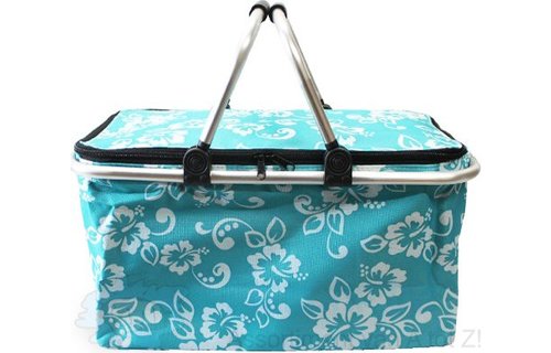 Opvouwbare Boodschappenmand - blauw Opvouwbare Boodschappenmand - blauw