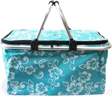 Opvouwbare Boodschappenmand - blauw Opvouwbare Boodschappenmand - blauw