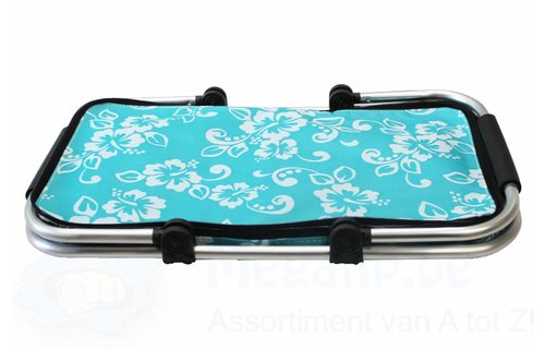 Opvouwbare Boodschappenmand - blauw Opvouwbare Boodschappenmand - blauw