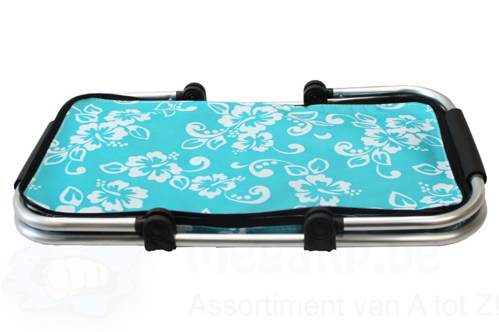 Opvouwbare Boodschappenmand - blauw Opvouwbare Boodschappenmand - blauw