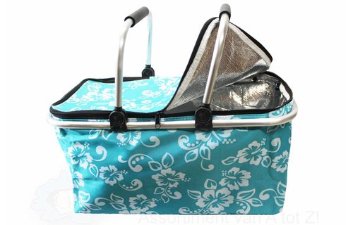 Opvouwbare Boodschappenmand - blauw Opvouwbare Boodschappenmand - blauw