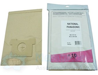 Panasonic / National C-5 E / MC-E94 / 96 Stofzuigerzakken