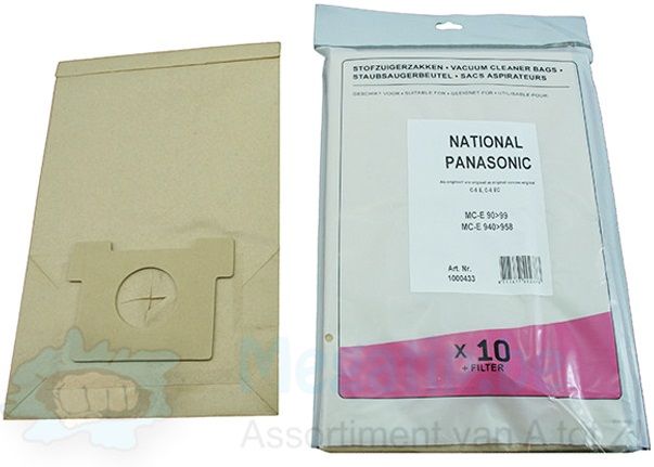 Panasonic / National C-5E / MC-E94 / 96 Stofzuigerzakken