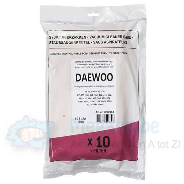 Daewoo RC 300 - 400 Stofzuigerzakken