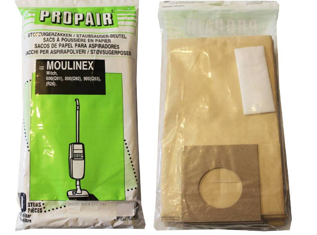 Moulinex Wtch 600 > 900 Stofzuigerzakken Moulinex Wtch 600 > 900 Stofzuigerzakken