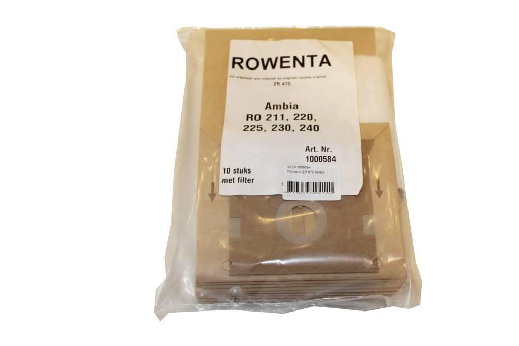 ROWENTA ZR 470 Ambia Stofzuigerzakken ROWENTA ZR 470 Ambia Stofzuigerzakken