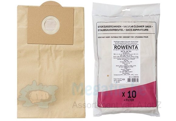 ROWENTA ZR 76- ZR 765 Stofzuigerzakken