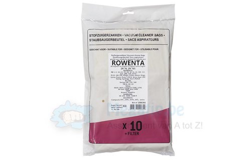 ROWENTA ZR 76- ZR 765 Stofzuigerzakken ROWENTA ZR 76- ZR 765 Stofzuigerzakken