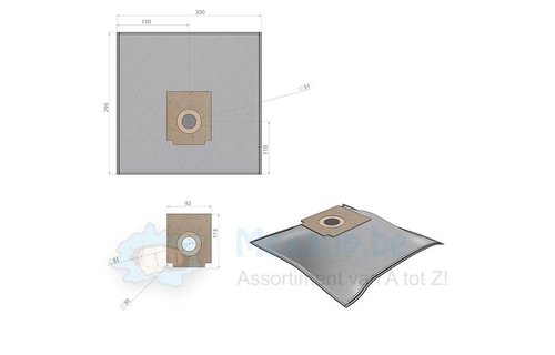 TRISTAR JC861  Stofzuigerzakken intense filtration