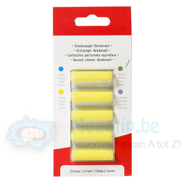 Geurstaafjes Lemon  ( 5 stuks) - Stofzuigerverfrisser