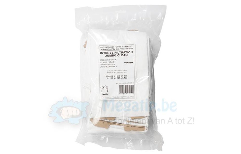 VORWERK VK118 > VK122 Stofzuigerzakken Intense filtration VORWERK VK118 > VK122 Stofzuigerzakken Intense filtration