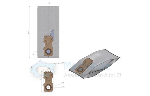VORWERK VK118 > VK122  Stofzuigerzakken Intense filtration VORWERK VK118 > VK122  Stofzuigerzakken Intense filtration
