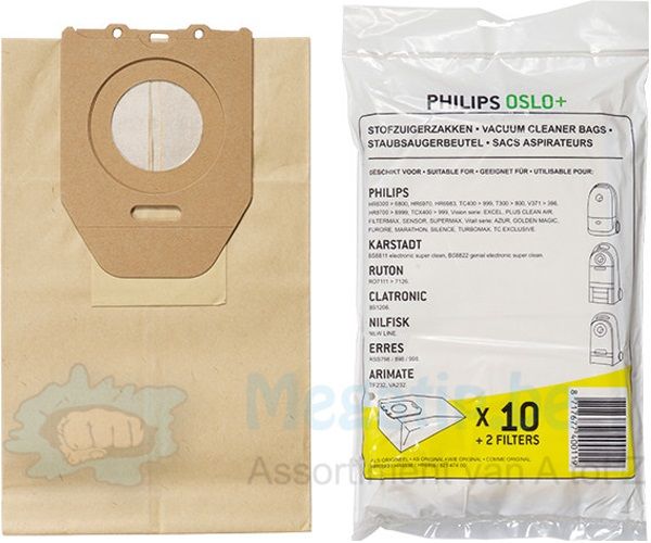PHILIPS Oslo+ HR6983 serie Papieren Stofzuigerzakken