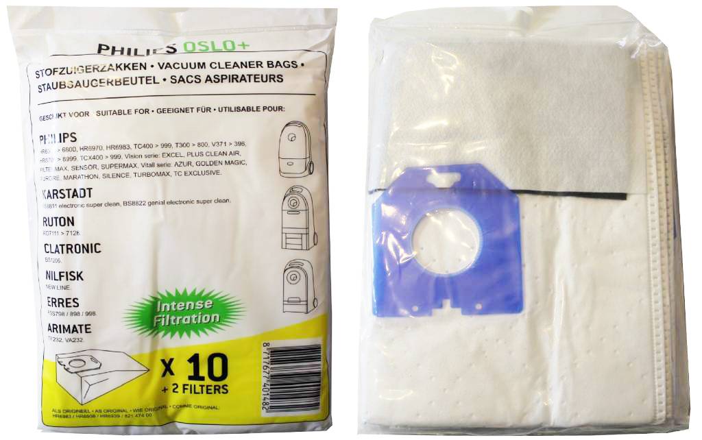 PHILIPS Oslo + HR6983 intense filtration Stofzuigerzakken