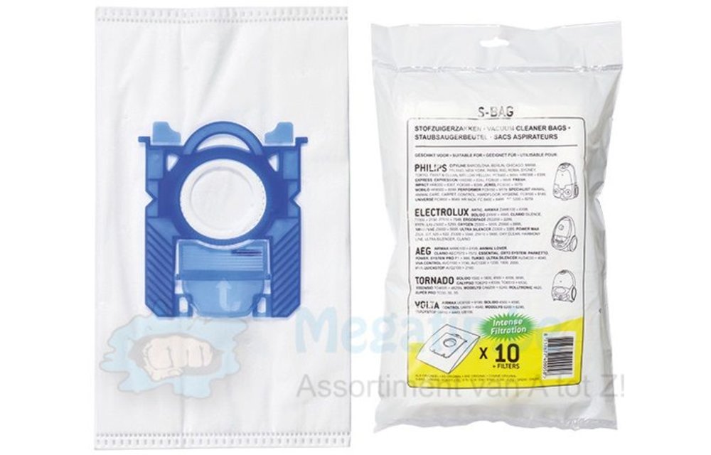 PakTrade 20 Sacchetti Per Aspirapolvere In Microfibra + 2 Filtri Compatibili Con Philips HR6999 Sydney E Molti Altri Modelli