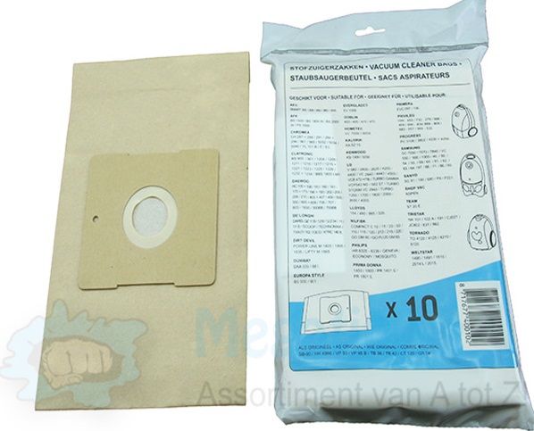 UNI-BAG: Philips / A E G / DAEWOO / SAMSUNG / Nilfisk / Tristar / Primera / Kalorik Papieren Stofzuigerzakken