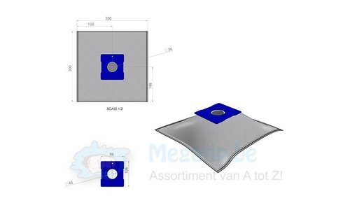 UNI-BAG: Philips / A E G / DAEWOO / SAMSUNG / Nilfisk / Tristar / Primera / Kalorik intense filtration Stofzuigerzakken