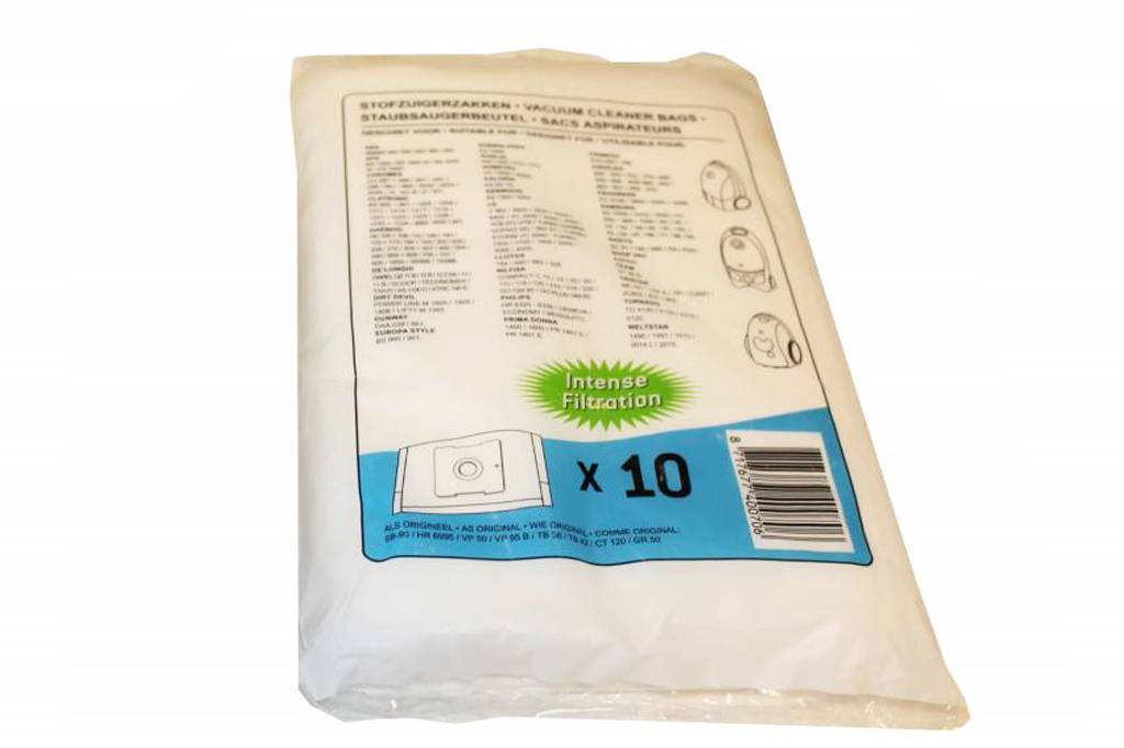 UNI-BAG: Philips / A E G / DAEWOO / SAMSUNG / Nilfisk / Tristar / Primera / Kalorik intense filtration Stofzuigerzakken
