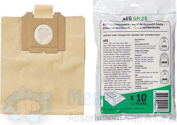 AEG Gr 28 / 5000 serie papieren Stofzuigerzakken