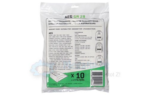 AEG Gr 28 / 5000 serie papieren Stofzuigerzakken AEG Gr 28 / 5000 serie papieren Stofzuigerzakken
