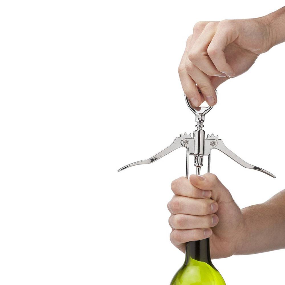Kurkentrekker Chrome  met Hefboom Kurkentrekker Chrome  met Hefboom