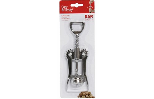 Kurkentrekker Chrome  met Hefboom Kurkentrekker Chrome  met Hefboom