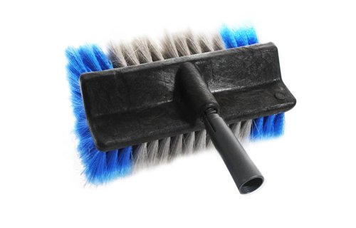 Telescoopsteel tot 8 meter met Spiraal en zachte Wasborstel  + gratis cleaning soap