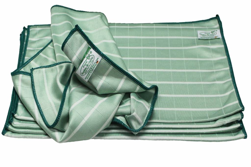 Bamboe Droogdoek 40 x 50 cm. Licht Groen "Glashelder" Bamboe Droogdoek 40 x 50 cm. Licht Groen "Glashelder"