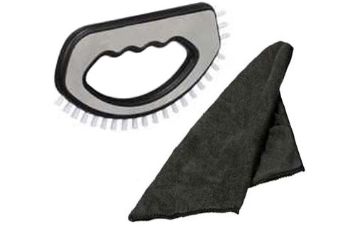 Voegenborstel RVS  met  Microvezeldoek