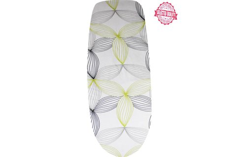 Strijkplankovertrek  140 X 50 cm. Wit / Symmetrisch