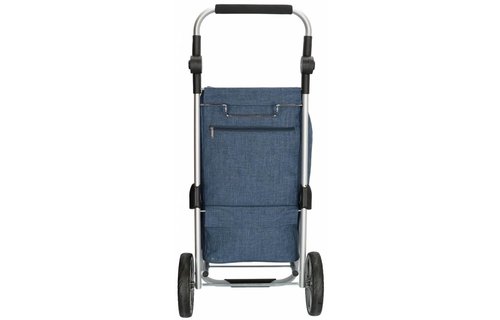 Boodschappentrolley met Verstelbaar handvat en koelvak  -  Jeans