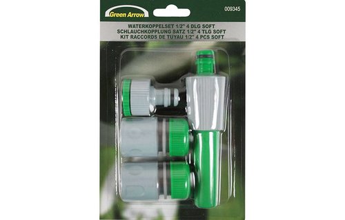 Waterkoppelset  4 - delig  1/2"  Soft