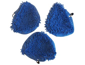 Koraal doeken Blauw  3 stuks