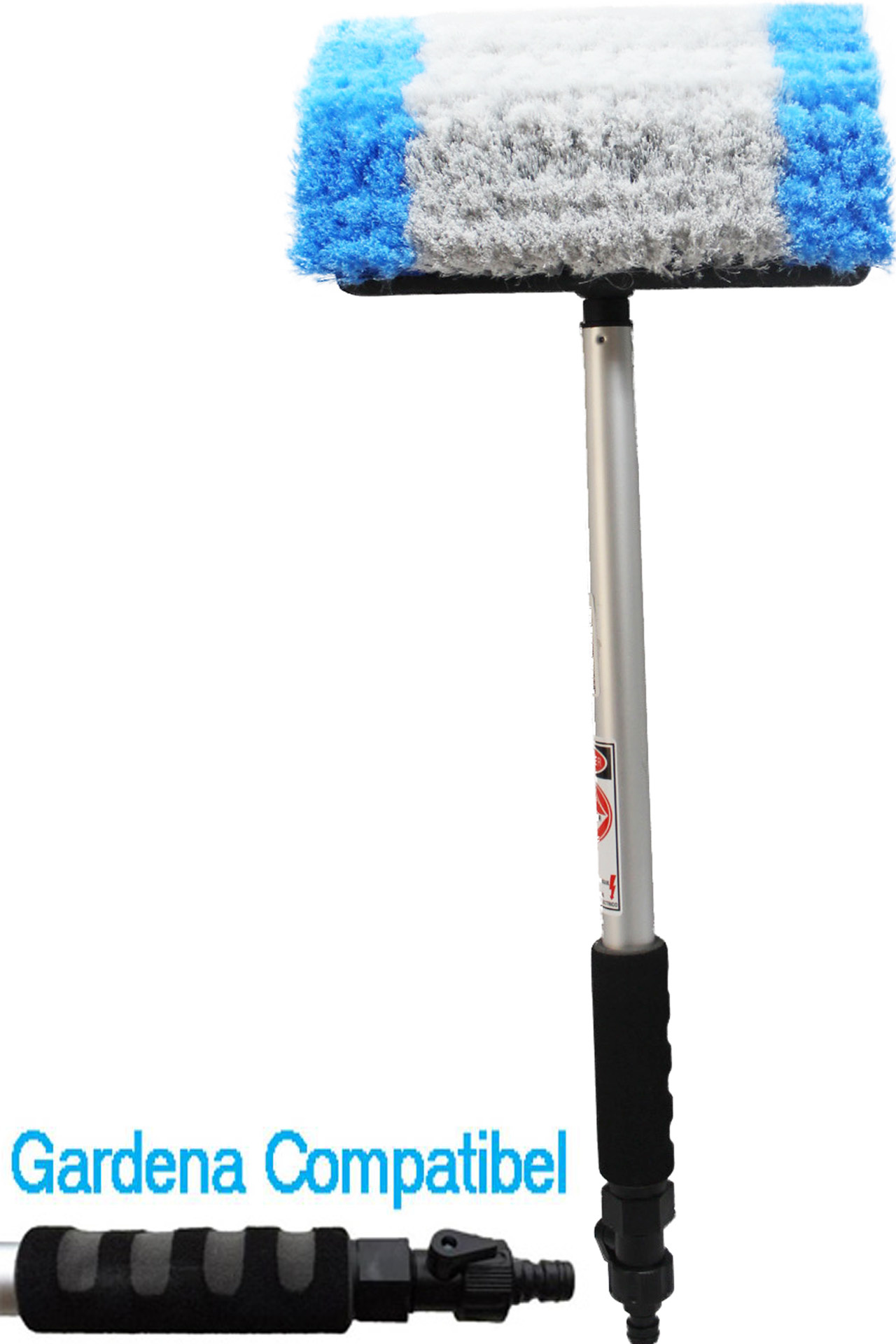 Professionele schoonmaakborstel met Hydrosteel 55cm.