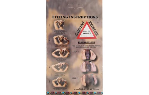 African Butterfly Hair Clips   -  Beige / white stone