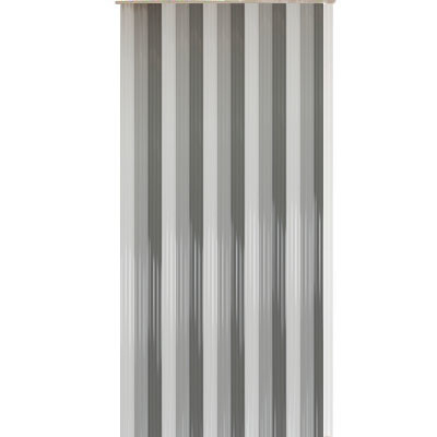 Vliegengordijn PVC  "Antilles"   Grijs/Wit  100x220 cm Vliegengordijn PVC  "Antilles"   Grijs/Wit  100x220 cm