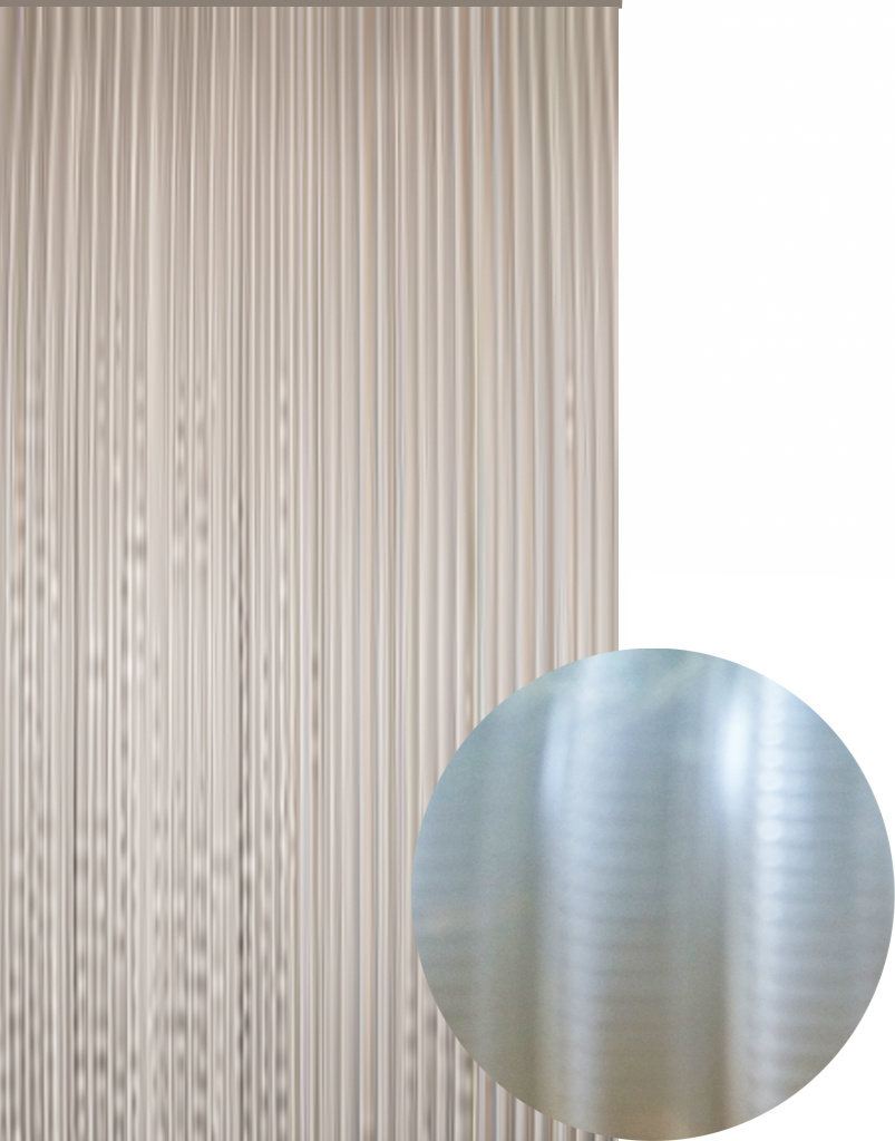 Vliegengordijn  PVC  Transparant 100x220 cm. Vliegengordijn  PVC  Transparant 100x220 cm.